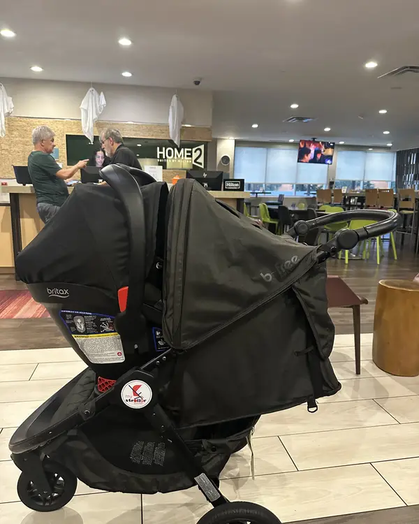 Entrega de My Stroller Solution en un hotel de Orlando