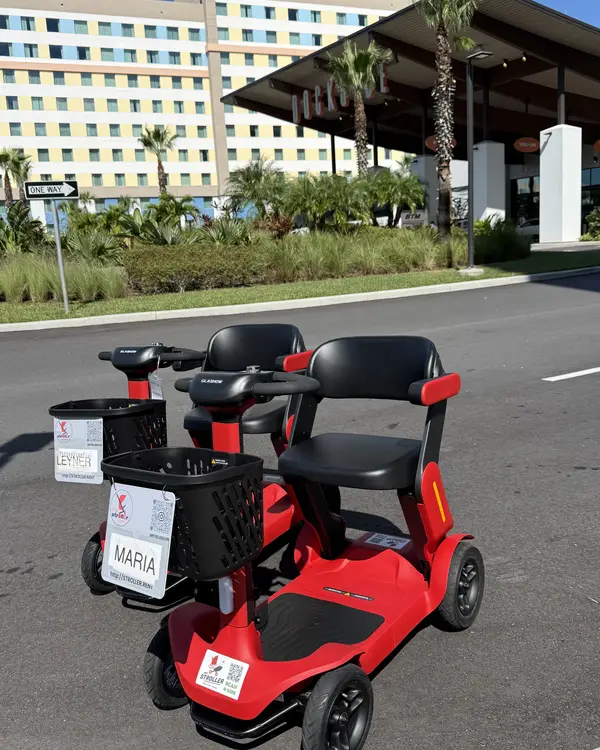 Entrega de My Stroller Solution en un hotel de Orlando