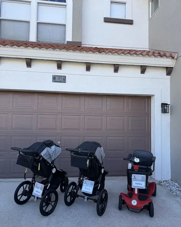 Entrega de My Stroller Solution en un hotel de Orlando