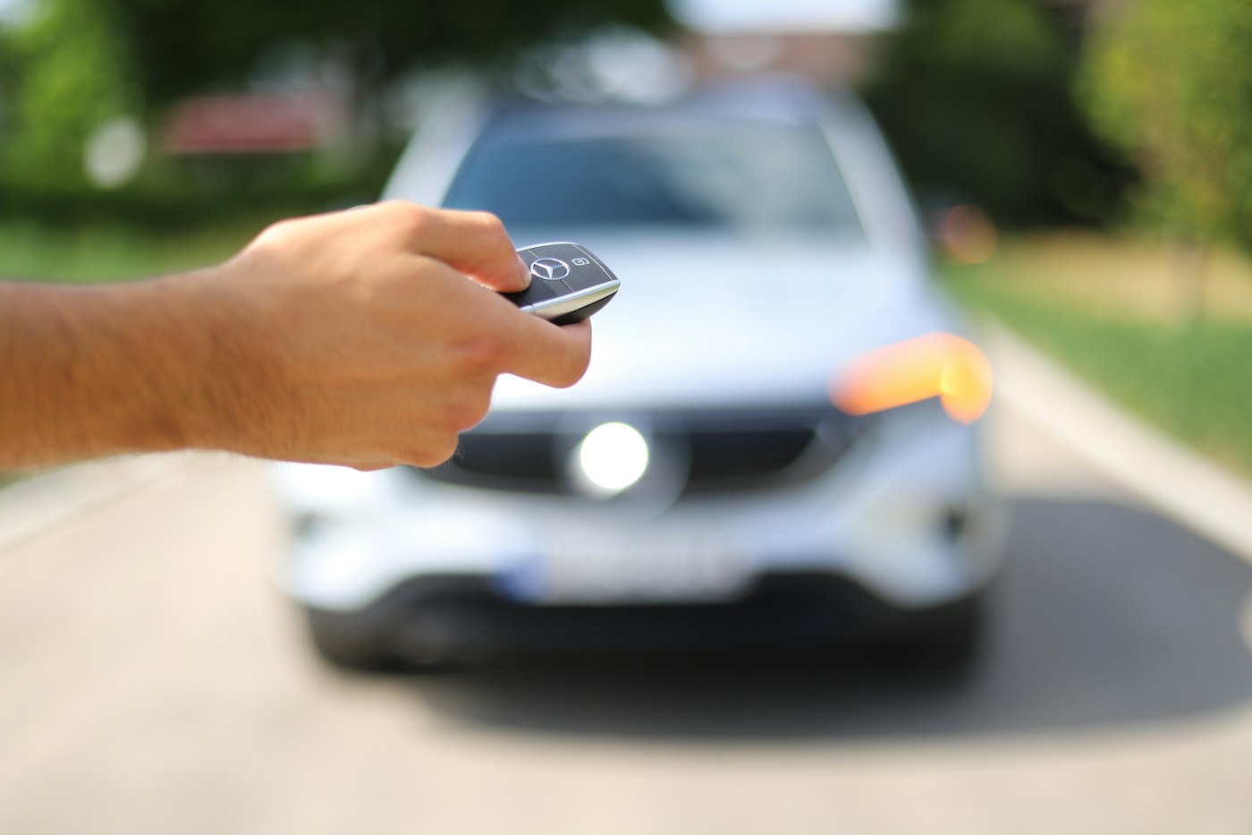 Car keys being handed over